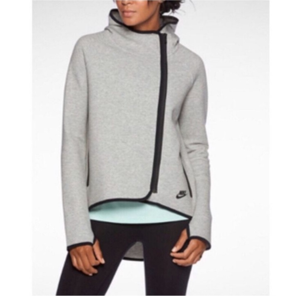 Nike Tech Fleece Cape Hoodie Women’s Grey